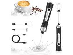 Espumador De Leche, Batidor Eléctrico De Mano Para Espumar Café, 3 Velocidades Ajustables, Recargable Por Usb.