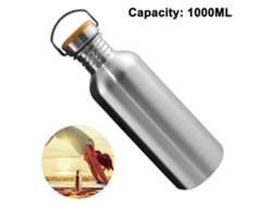 Botella de acero inoxidable (ecológica y antiderrames)