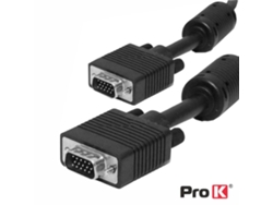 Cable VGA dorado macho/macho de 20 m con filtro PRO K