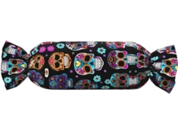 Almohada Cilíndrica Forma Calavera Felpa Poliéster Espuma Viscoelástica Resistentes Ajustable Fácil Soporte