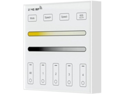 2. 4g 4 Zonas 86 Panel Cct Controlador De Temperatura Led Táctil Inteligente Doble Color Para