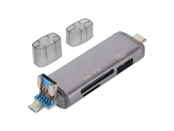 Lector De Tarjetas Otg Usb C Micro Usb 5gbps Ultra Delgado Lector De Tarjetas De Memoria Para Teléfono Pc Portátil