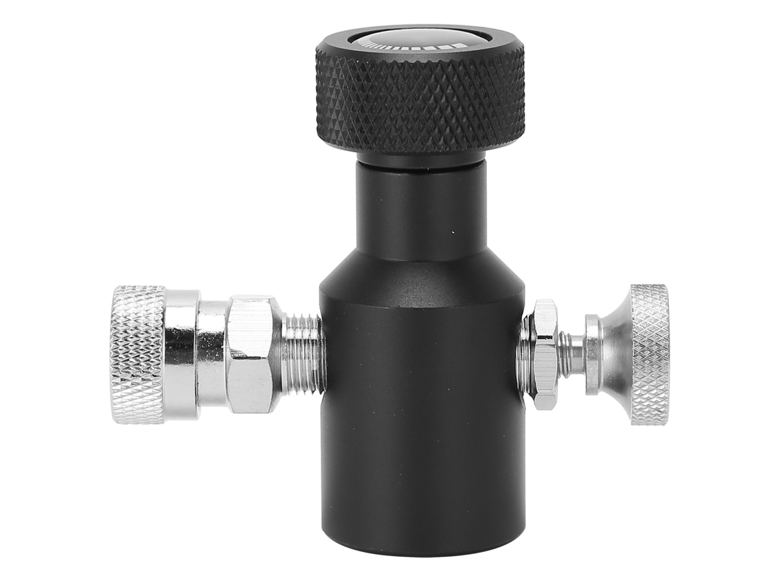 Adaptador de carga de CO2 G1/2 14 Conector rápido hembra de 8 mm Negro
