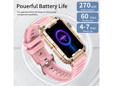 Reloj inteligente para mujer, Monitor de salud, llamada Bluetooth, resistente al agua, deportes, seguimiento GPS, reloj inteligente para mujer y ho...