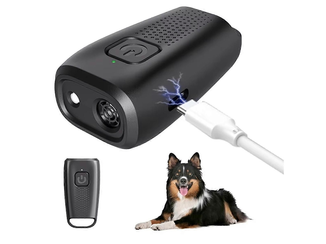 Repelente Portátil Ultrassônico Para Cães Com Luz Led, Dispositivo Antilatido Portátil E Recarregável, Ferramenta De Treinamento Para Animais De