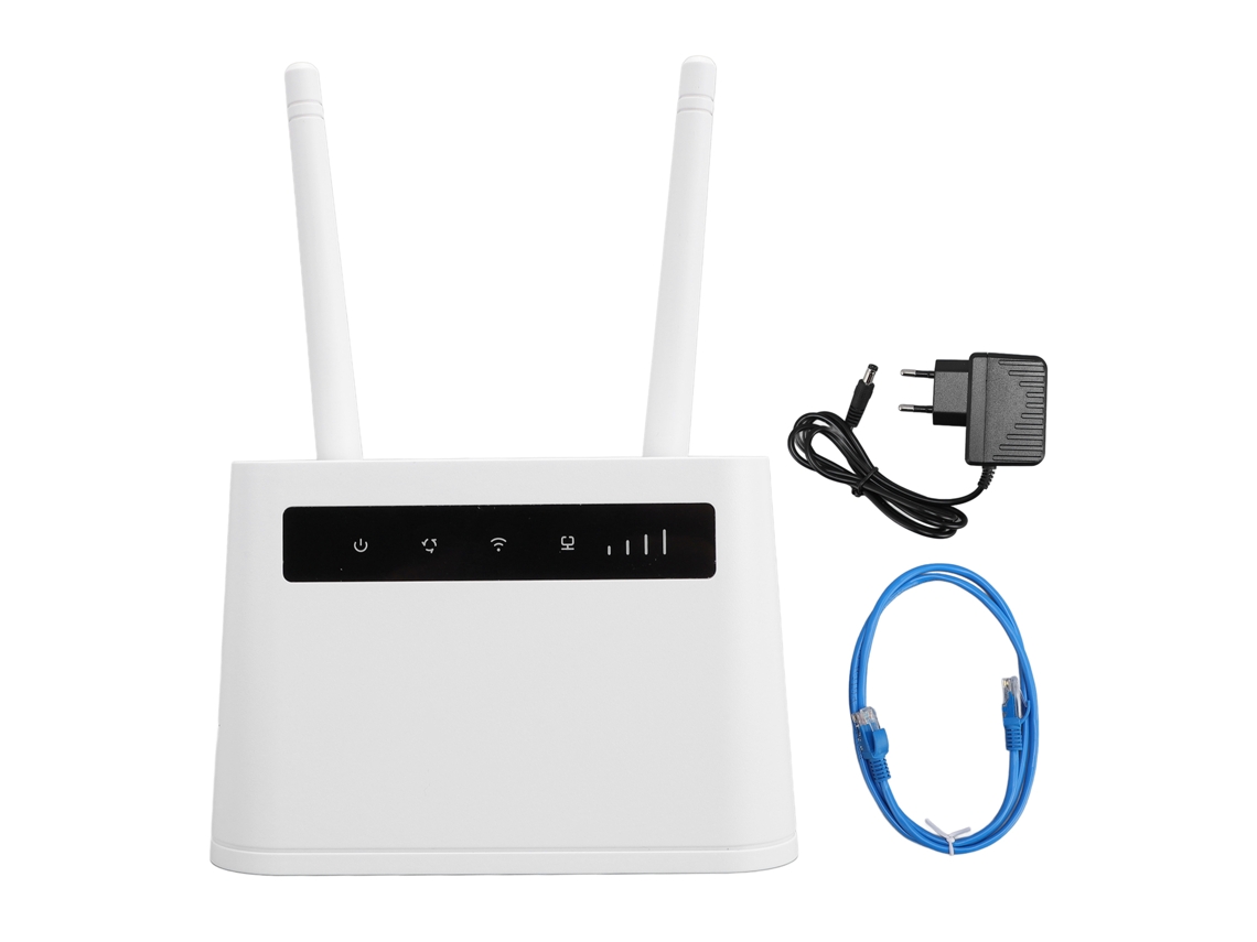 Roteador 4g Lte Desbloqueado Com Slot De Sim 2 Antenas De Alto Ganho 300mbps Plugue Eu Versão Europeia