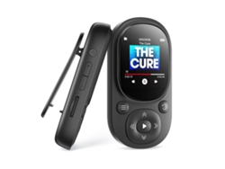 Reproductor MP3 de 32 GB, compatible con Bluetooth 5.3, sonido HiFi, pantalla de 1,5 pulgadas, reproductor MP3 portátil con clip, color negro Sfushos