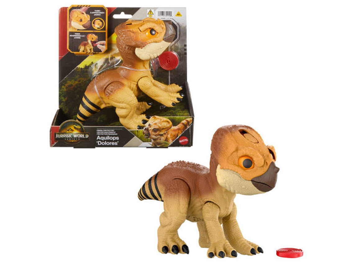 Dinosaurio Aquilops interactivo de Jurassic World