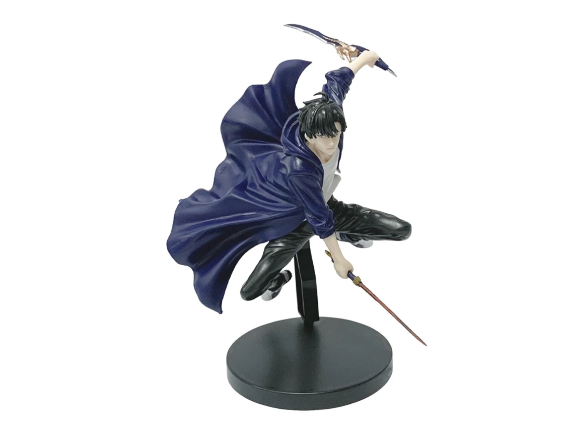 Estatua de Solo Leveling | Ataque Oscuro de Sung Jinwoo | 18 cm | Cazador de rango S | Figura de acción | Suelta