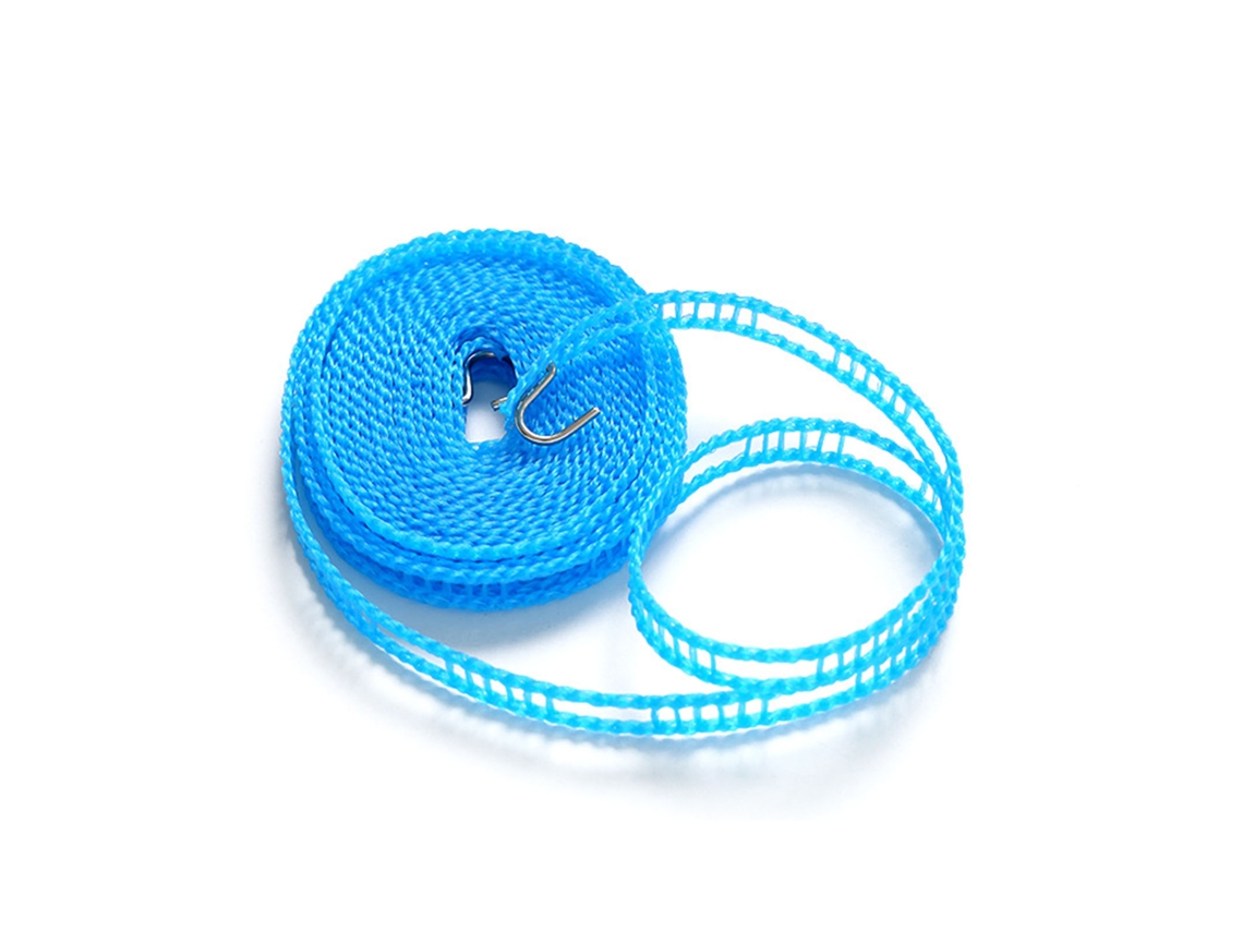 Tendedero portátil de nailon resistente al viento y antideslizante para exteriores, retráctil para camping.