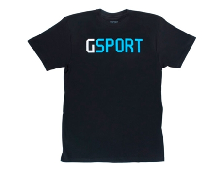 Camiseta de Hombre para Deporte G-SPORT Logo Negro (2XL)