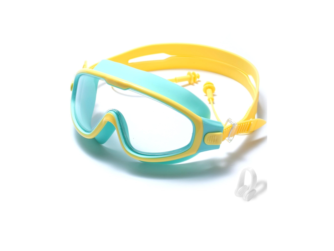 Gafas de natación para niños de 6 a 12 años, con amplio campo de visión, protección UV, antivaho y a prueba de fugas. Ideales para niños y niñas.