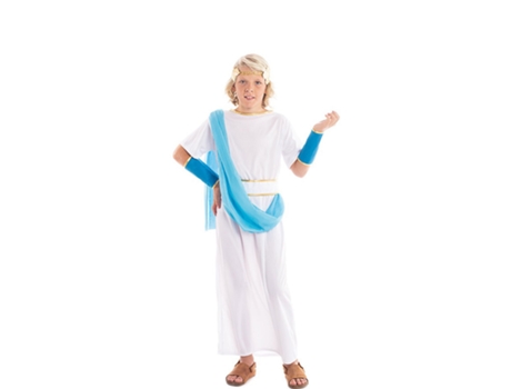 Disfraz de Niño PARTILANDIA noble griego azul y blanco (Tam.: 4 a 6 anos)
