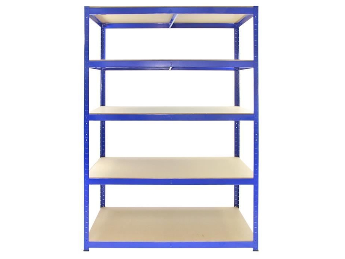 Estantería Monster Racking de 9 estantes T-Rax azul de 120 cm x 60 cm x 180 cm