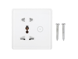 Enchufe Inteligente Con Control Mediante Aplicación Wi-fi, Interruptor Táctil, Función De Temporizador Y Control Por Voz Para Tuya Ac100-240v.