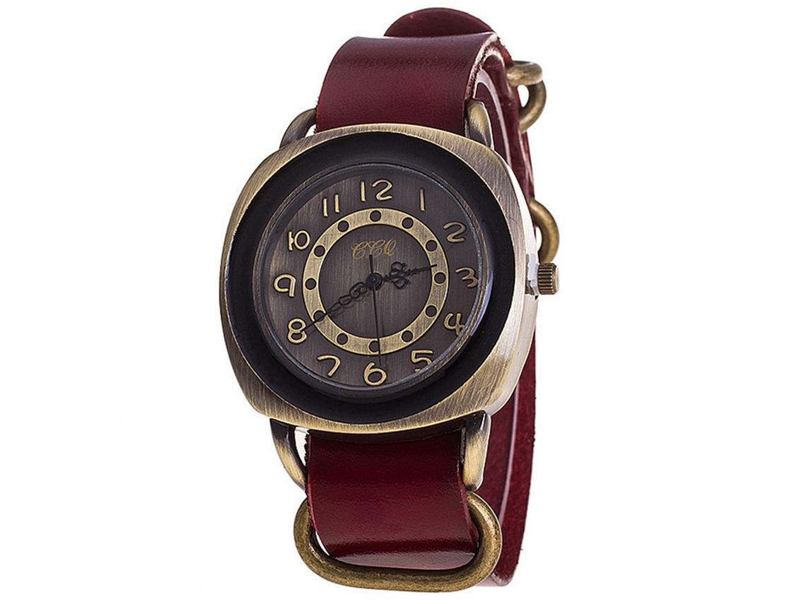 Reloj De Pulsera De Cuarzo Brillante Para Mujer Con Correa De Silicona Azul Marino - Clásico