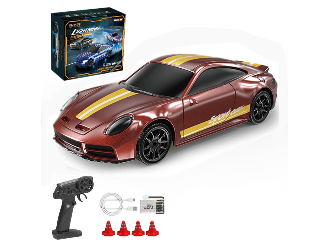Con Giroscopioblueenoze 8502 8503 1/43 2.4g 4wd Rtr Mini Coche Rc De Drift A Escala Real Luces Led Modelos De Vehículos De Escritorio