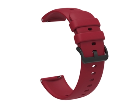 Correa de Silicona impermeable 22mm con hebilla negra para Huawei Watch 3/Samsung Gear S3 Frontier/S3 Classic - viento rojo