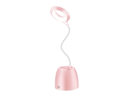 Candeeiro De Mesa Ajustável - Rosa - 2000Mah - Carregando E Conectando JEIIBRZUI