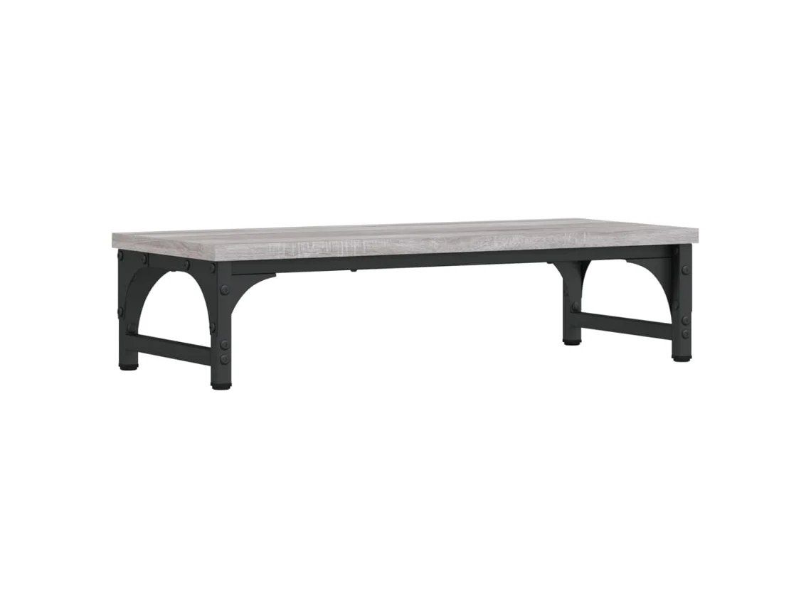 Soporte de pantalla madera ingeniería gris Sonoma 55x23x14 cm VIDAXL