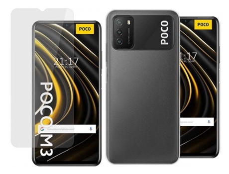 Carcasa + Protector de Pantalla Xiaomi Redmi 9T TUMUNDOSMARTPHONE Pack Transparente