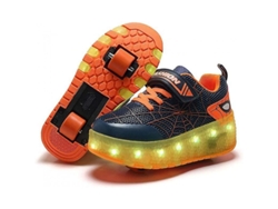 Patines Spider Con Luces Led Recargables Por Usb Para Niños Y Niñas - Regalo De Cumpleaños - Yhn