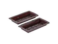 Dos Moldes De Silicona Para Tabletas De Chocolate De Dubái Zenker Special Creative