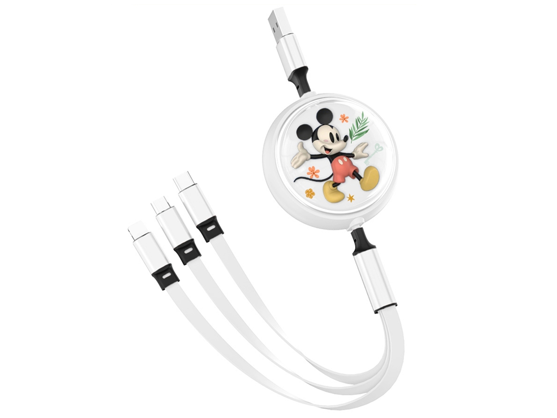 Cable De Datos 1 2 3 4 5 6 7 (muñeca 3d De Tres En Uno) Producto Tomtop Estilo De Muñeca Disney Mickey