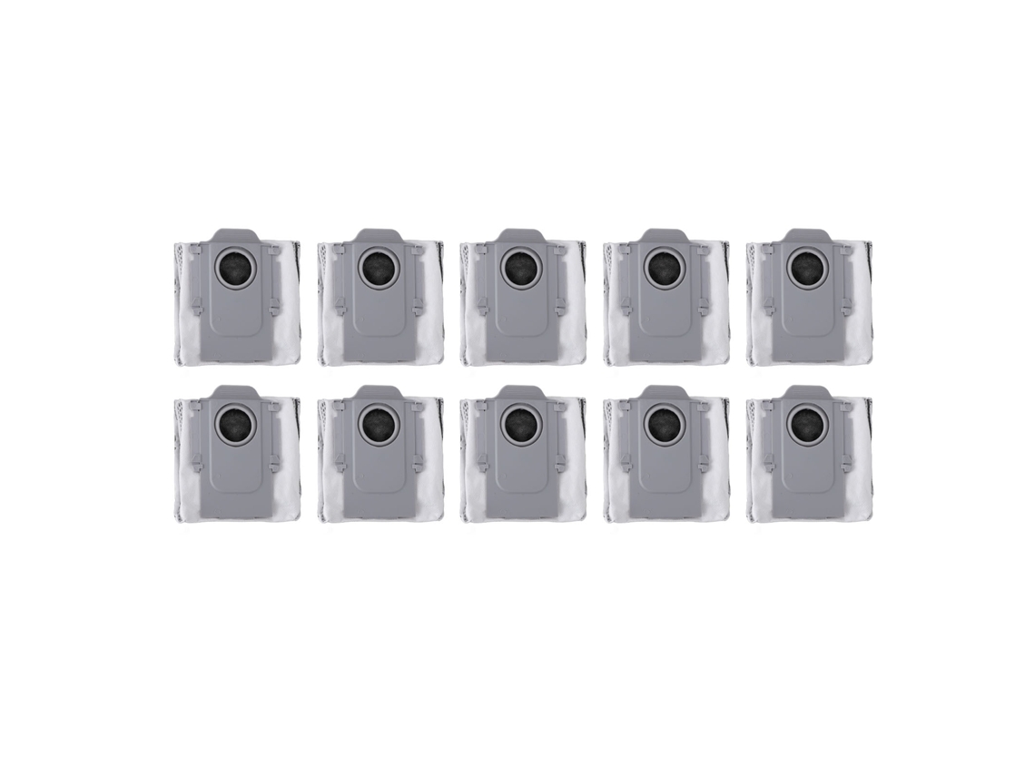 10 Bolsas Para Aspiradora Robot Q Revo, Filtro De Recogida Eficaz, Repuesto