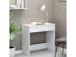 Escritorio | Mesa | Escritorio de escritura 80x40x75 cm Derivados de madera Blanco