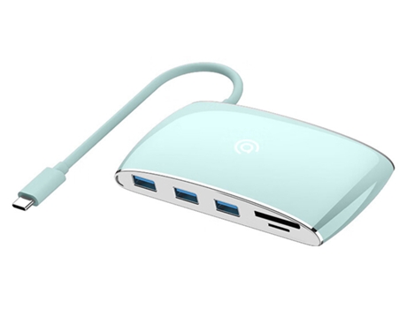 Adaptador AIGO H9S 9In1 Tipo-C a 3Usb3.0 HDMI Sd/Tf Pd VGA 1000Mbps para Huawei Mate40/P50 S20