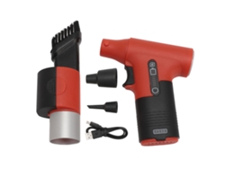 Soplador De Aire Comprimido Inalámbrico Portátil De 120000 Rpm Con Ajuste Continuo, Mini Ventilador De Chorro Naranja Para Limpieza.