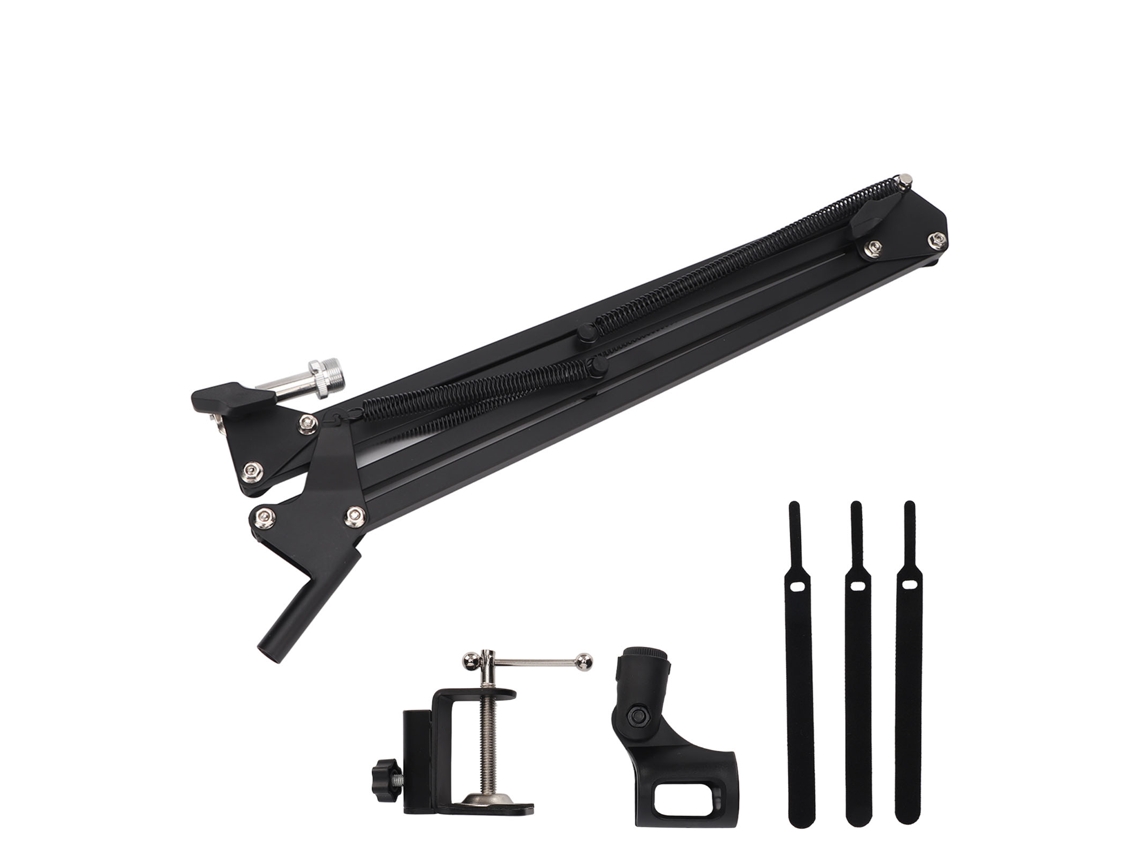 Brazo De Soporte Metálico Universal Antichoque Para Micrófonos Capacitivos
