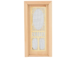 Puerta De Madera Hueca En Miniatura Para Casa De Muñecas A Escala 1:12 - Accesorio Para Bricolaje