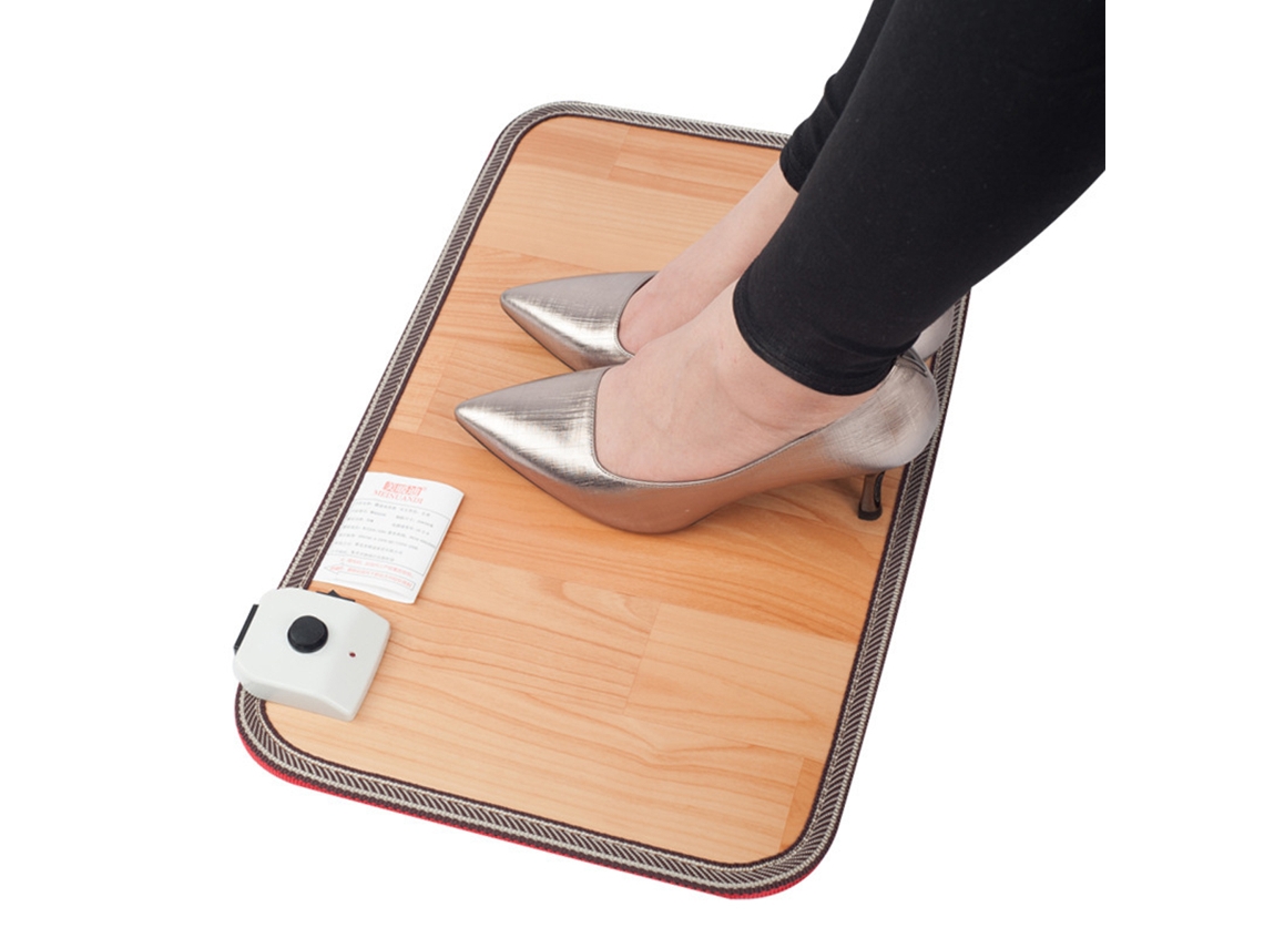 Calentador de pies de oficina con temperatura ajustable