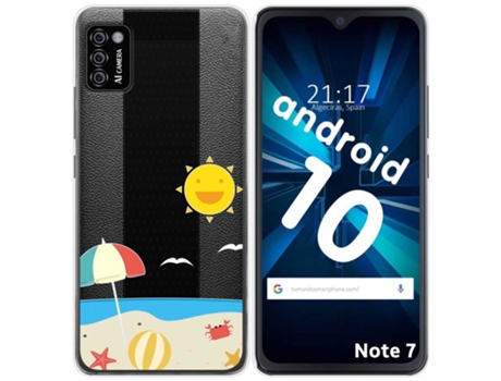 Carcasa Cubot Note 7 TUMUNDOSMARTPHONE Dibujos Transparente Multicolor