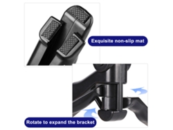 Mini Trípode Para Teléfono Móvil, Plegable, Antivibración, Estabilizador Con Clip En U Para Teléfonos Móviles Y Cámaras (negro)