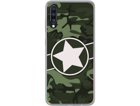 Carcasa Samsung Galaxy A70 TUMUNDOSMARTPHONE Camuflaje 01 Multicolor