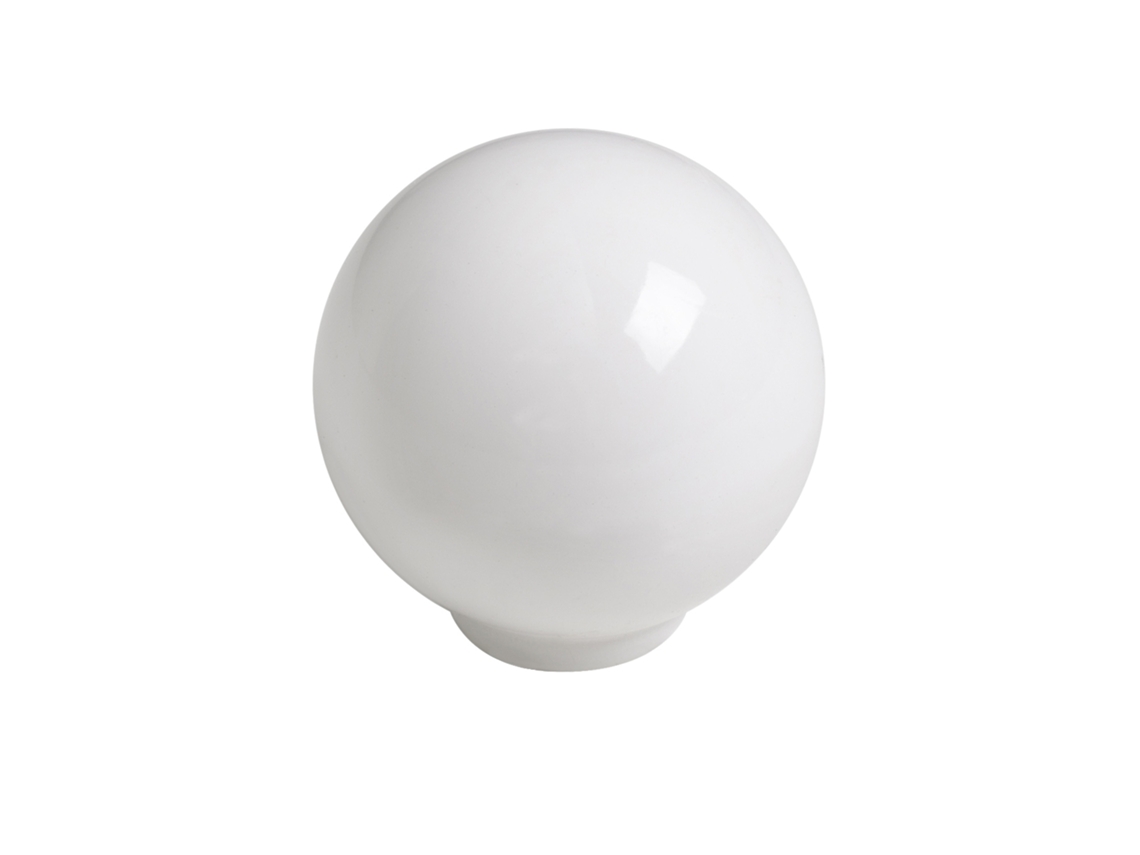 Pomo Esférico Para Muebles De Abs 24 Mm De Diámetro Blanco Brillante Paquete De 75 Piezas