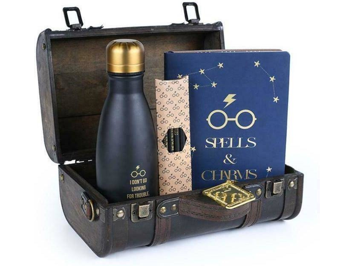Gift Set HARRY POTTER Trouble Finds Me Premium Negro