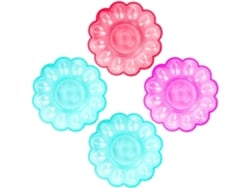 Conjunto De 4 Porta-ovos De Plástico, Caixas Transparentes De 24 X 3 Cm.
