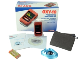 Oxímetro Oxy 10 Kit con Sensor Adulto Sensor Neonatal y Pediátrico Incorporado en Goma GIMA SPA