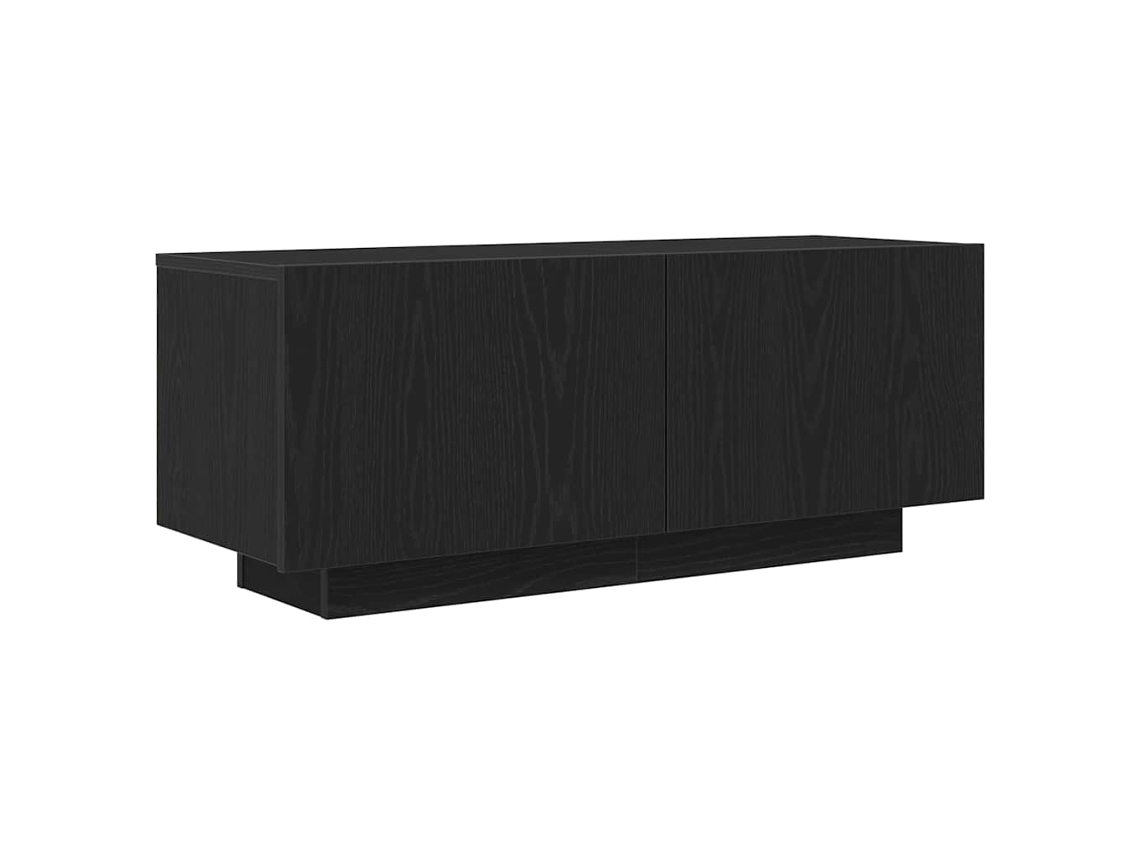 Maison Exclusive - Mueble de TV de roble negro 100 x 35 x 40 cm