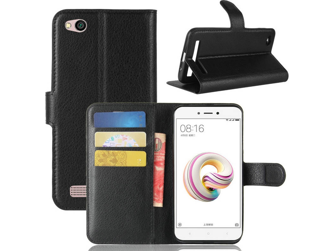 Carcasa Xiaomi Redmi 5A Multi4you Libro Cartera Negro