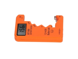 Comprobador De Capacidad De Pilas Con Pantalla Digital Para Pilas Aa, Aaa, 6f22, 9v Y 1.5v (naranja)