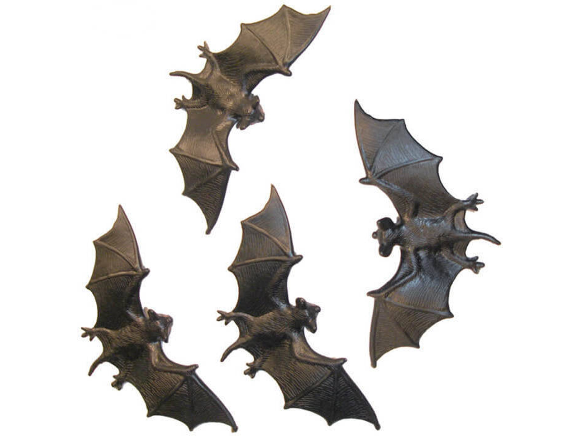 Decoraciones de Halloween DISFRAZZES Murciélagos (4 Un - 11 cm)