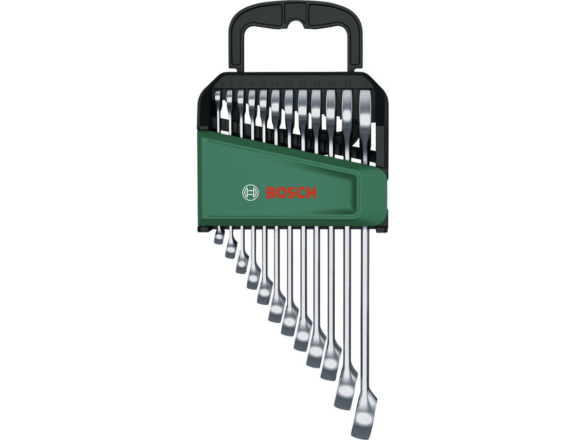Juego de llaves combinadas Bosch (12 piezas)