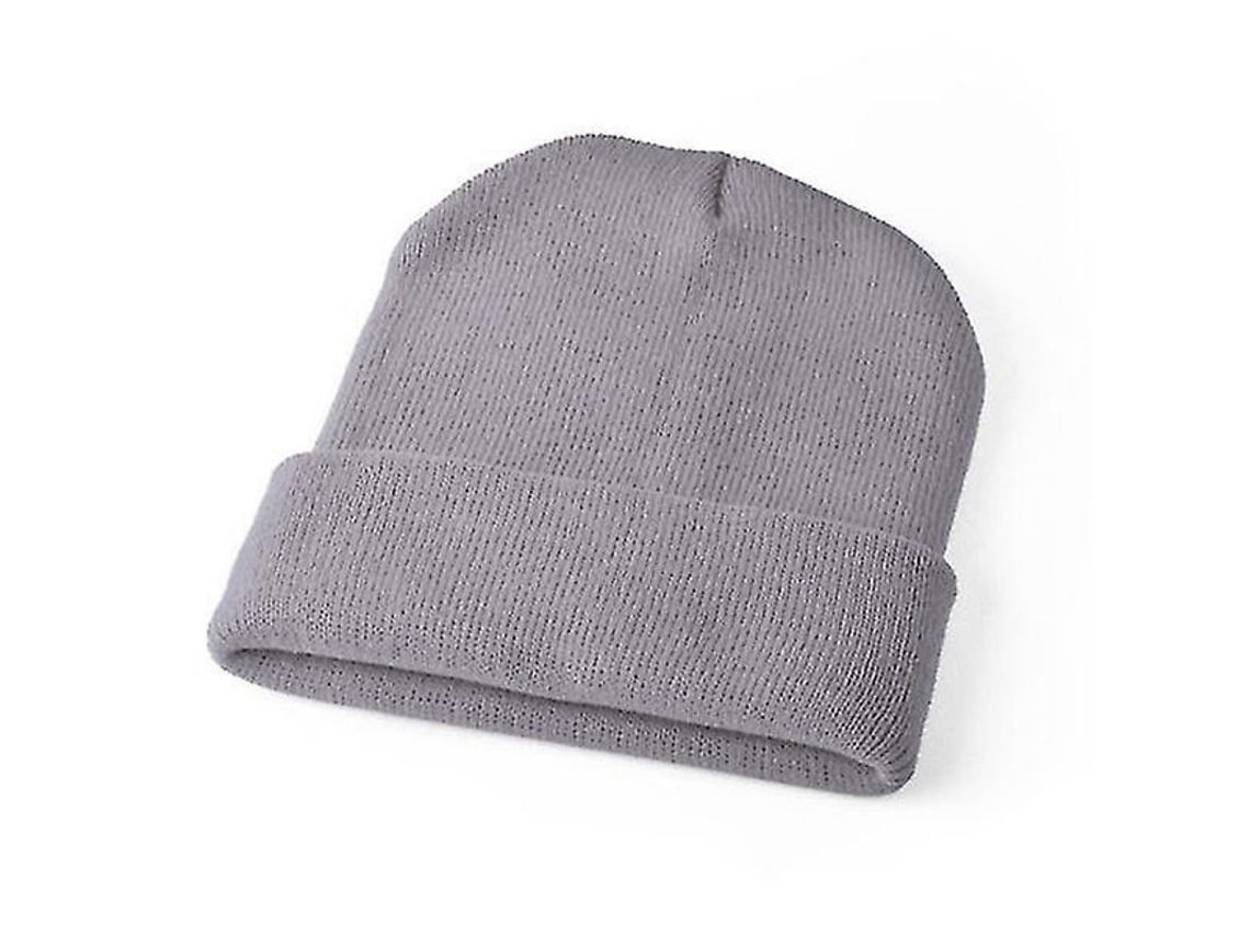 2026-gorro De Lana Estilo Moda Invierno Diario Calientito Suave Color Gris Claro