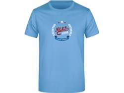 Camiseta de hombre azul cielo Nell Alvar, talla M, confeccionada en algodón de alta calidad