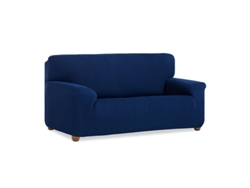 Funda de Sofá DOMAINET 2 Plazas (Azul - Algodón y poliéster - 130-180 cm)